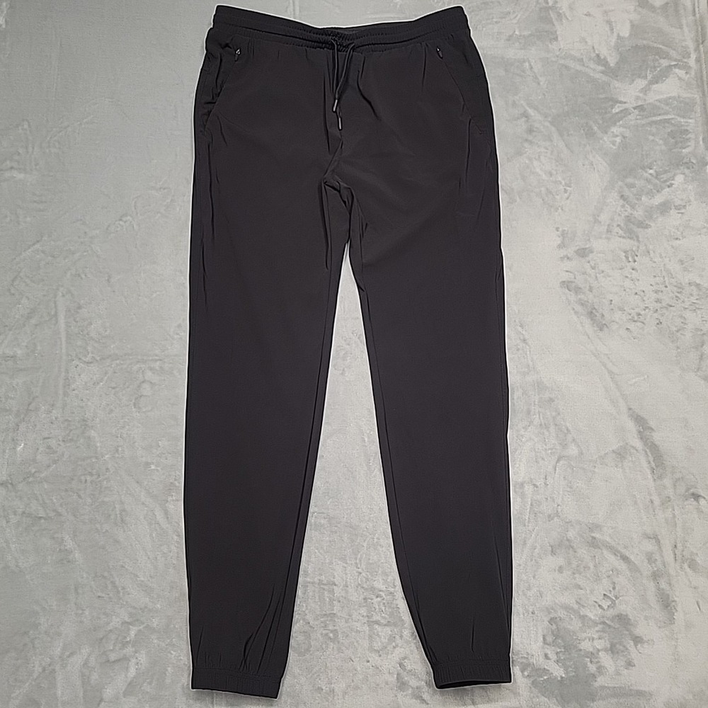 UNRL Joggers Men Large Black Pants Performance Lightweight Athletic Training Gym
